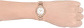 Michael Kors Taryn Quartz White Dial Rose Gold Steel Strap Watch For Women - MK4460