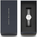 Daniel Wellington Classic Petite Sterling White Dial Silver Mesh Bracelet Watch for Women - DW00100442
