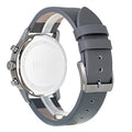 Hugo Boss Architectural Grey Dial Grey Leather Strap Watch for Men - 1513570