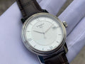 Tissot T Classic Bridgeport Silver Dial Brown Leather Strap Watch For Men - T097.410.16.038.00
