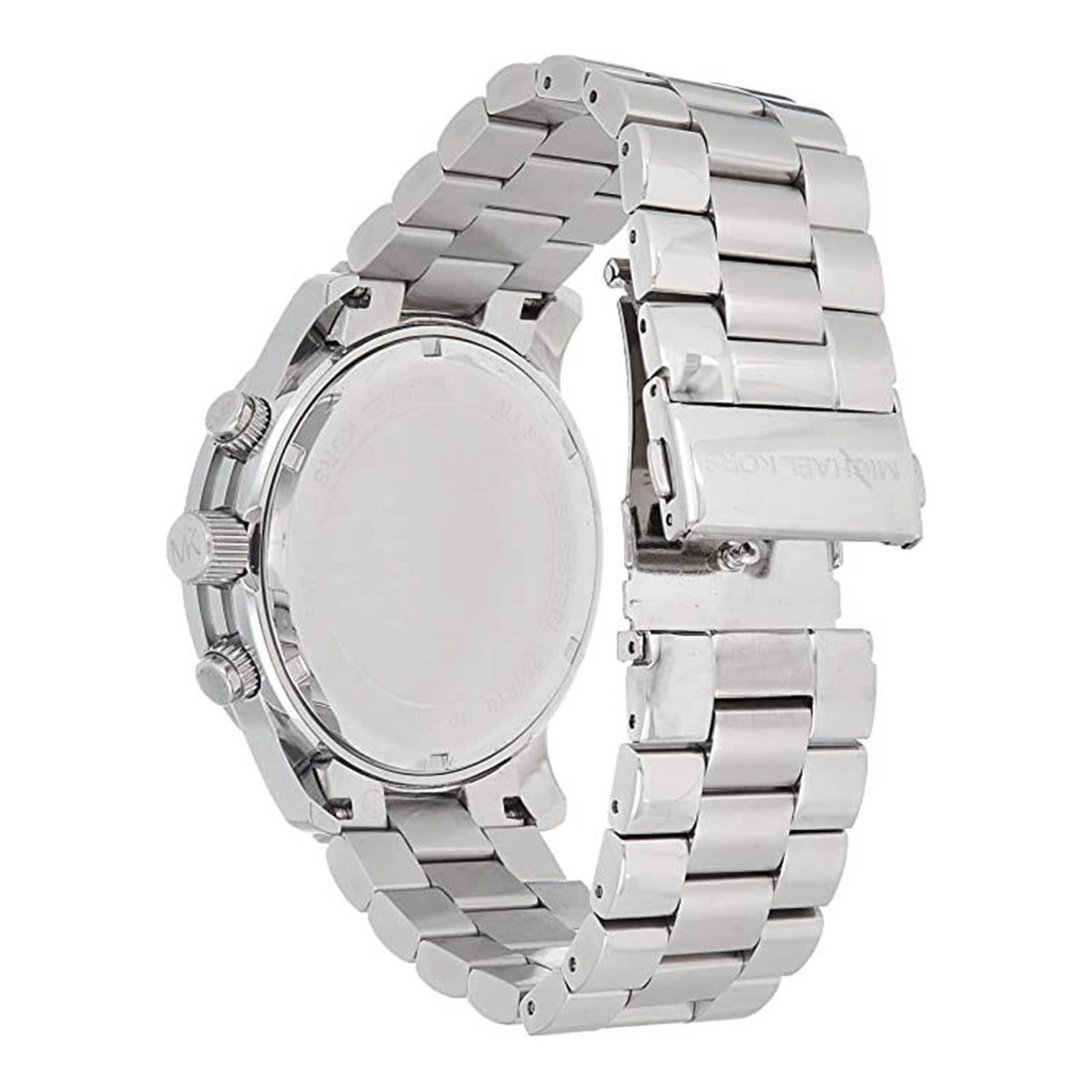 Michael Kors Runway Chronograph Quartz Silver Dial Silver Steel Strap Watch For Women - MK5574