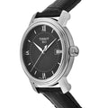 Tissot T Classic Bridgeport Black Dial Black Leather Strap Watch For Men - T097.410.16.058.00