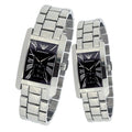 Emporio Armani Classic Black Dial Silver Stainless Steel Watch For Women - AR0157