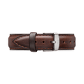 Daniel Wellington Classic Bristol White Dial Brown Leather Strap Watch For Women - DW00100056