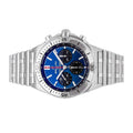 Breitling Chronomat B01 42mm Blue Dial Silver Steel Strap Watch for Men - AB0134101C1A1