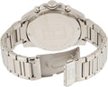 Tommy Hilfiger Iconic Quartz Black Dial Silver Steel Strap Watch for Men - 1791564