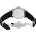 Tissot T Classic Bridgeport Black Dial Black Leather Strap Watch For Men - T097.410.16.058.00