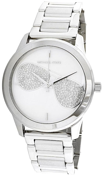 Michael Kors Harman Analog Silver Dial Silver Steel Strap Watch For Women - MK3672