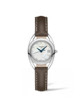Longines Equestrian Mother of Pearl Dial Brown Leather Strap Watch for Women - L6.136.4.87.2