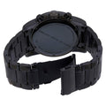 Marc Jacobs Larry Chronograph Black Dial Black Steel Strap Watch for Men - MBM8606