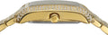 Michael Kors Emery Pave Analog Green Dial Gold Steel Strap Watch for Women - MK4742