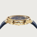 Salvatore Ferragamo Sapphire Chrono Blue Dial Blue Silicone Strap Watch for Men - SFME00221