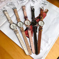 Coach Delancey White Dial Floral Brown Leather Strap Watch for Women - 14502761
