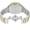 Versace Dylos Chronograph Black Dial Two Tone Steel Strap Watch for Men - VQC100016