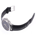 Gucci G Timeless Automatic Black Dial Black Leather Strap Watch For Women - YA126469
