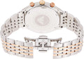 Emporio Armani Zeta Chronograph Quartz White Dial Two Tone Steel Strap Watch For Men - AR1998