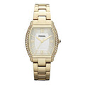 Fossil Wallace Gold Tone Dial Gold Steel Strap Watch for Women - ES3176