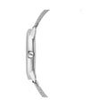 Calvin Klein Minimal Grey Dial Silver Mesh Bracelet Watch for Men - K3M22124