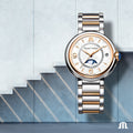 Maurice Lacroix Fiaba Moonphase Mother of Pearl Dial Two Tone Steel Strap Watch for Women - FA1084-PVP13-150-1