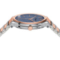 Salvatore Ferragamo Sapphire Blue Dial Two Tone Steel Strap Watch for Men - SFHP007-20