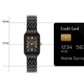 Fossil Raquel Black Dial Black Metal Bracelet Watch for Women - ES5385