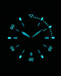 Emporio Armani Sea Explorer Automatic Black Dial Black Silicone Strap Watch For Men - AR60078