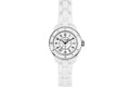 Chanel J12 Quartz White Dial White Steel Strap Watch for Women - J12 H5698