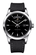 Breitling Transocean Day & Date 43mm Black Dial Black Nylon Strap Mens Watch - A4531012/BB69/109W/A20  BA.1