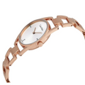 Calvin Klein Dainty Diamonds Silver Dial Rose Gold Steel Strap Watch for Women - K7L2364T