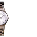 Calvin Klein Simplicity Silver Dial Grey Steel Strap Watch for Women - K4323620