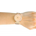 Guess Soho Rose Gold Dial Stainless Steel Watch For Women - W0638L4