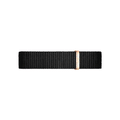 Daniel Wellington Petite Cornwall Black Dial Black Nylon Strap Watch for Women - DW00100247