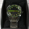 Armani Exchange Hampton Black Dial Black Steel Strap Watch For Men - AX2407