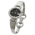Gucci Guccisima Quartz Black Dial Silver Steel Strap Watch For Women - YA134501