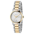 Gucci G Timeless Silver Dial Two Tone Steel Strap Watch For Women - YA126563