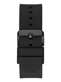 Guess Legend Analog Black Dial Black Rubber Strap Watch For Men - GW0648G1