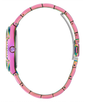 Guess Cosmo Diamonds Silver Dial Multicolor Steel Strap Watch for Women - GW0033L6