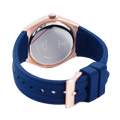 Guess Cosmo Diamonds Blue Blue Dial Blue Silicone Strap Watch for Women - GW0034L4