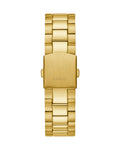 Guess Connoisseur Black Dial Gold Steel Strap Watch for Men - GW0265G3