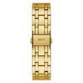 Guess Heiress Multifunction Diamonds Gold Dial Gold Steel Strap Watch for Women - GW0440L2