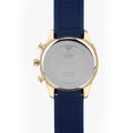 Guess Catalina Blue Gold Tone Blue Silicone Strap Watch For Women - W0562L2