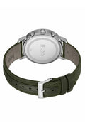Hugo Boss Vesada Grey Dial Green Nylon Strap Watch for Men - 1513692