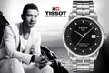 Tissot T Classic Luxury Powermatic 80 Black Dial Silver Steel Strap Watch For Men - T086.408.11.056.00