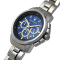 Maserati Successo 44mm Chronograph Quartz Blue Dial Silver Steel Strap Watch For Men - R8873621016