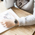 Calvin Klein Dainty Silver Dial Silver Steel Strap Watch for Women - K7L23146