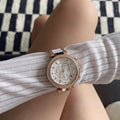 Michael Kors Parker White Dial Two Tone Steel Strap Watch for Women - MK5774