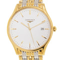 Longines Lyre Quartz White Dial Gold Stainless Steel Watch for Women - L4.859.2.12.7