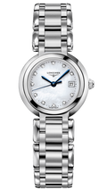 Longines PrimaLuna Mother of Pearl Dial Silver Steel Strap Watch for Women - L8.110.4.87.6