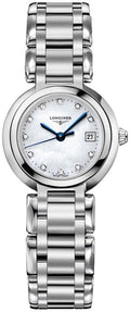 Longines PrimaLuna Mother of Pearl Dial Silver Steel Strap Watch for Women - L8.110.4.87.6