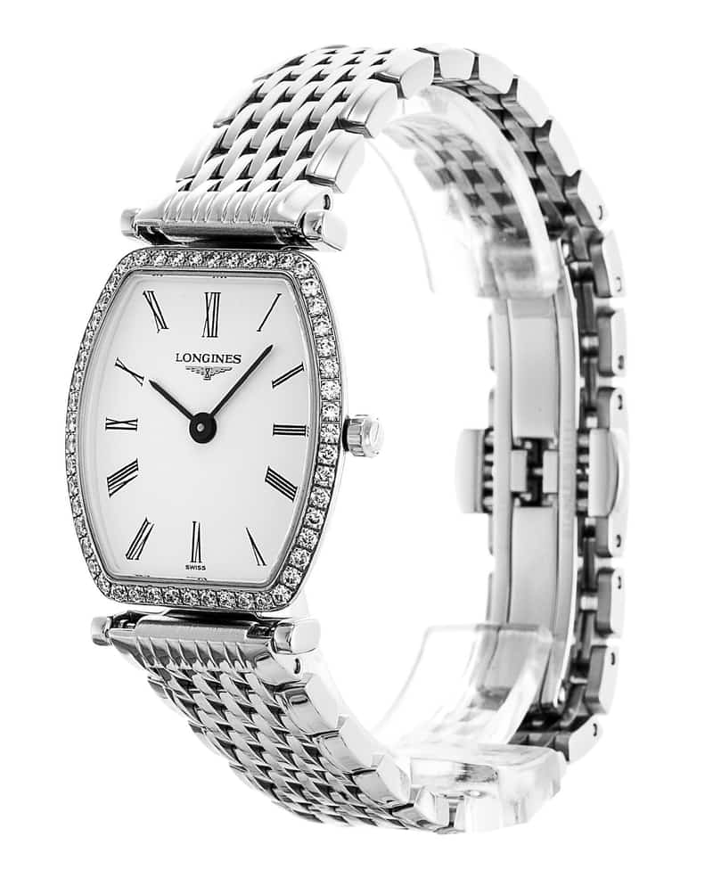 Longines La Grande Classique de Longines Tonneau 22 Diamond Watch for Women - L4.288.0.11.6